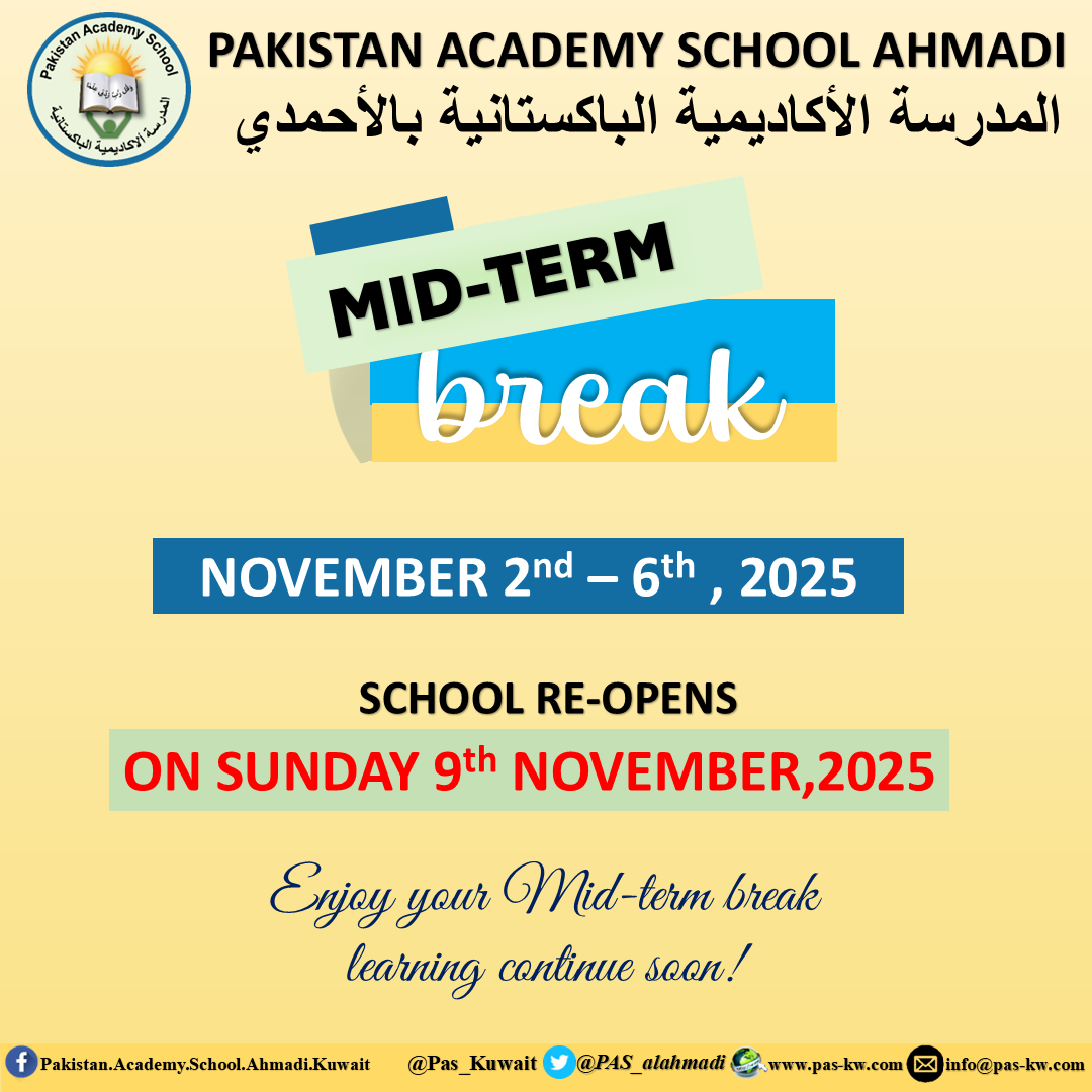 MID-TERM BREAK